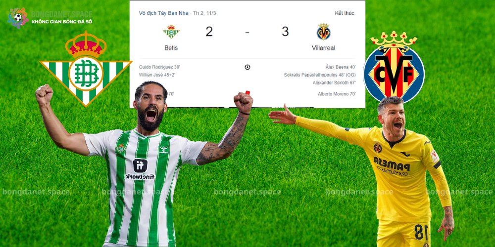 NHẬN ĐỊNH BÓNG ĐÁ REAL BELTIS VS VILLARREAL