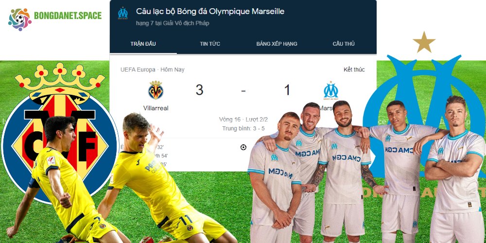 NHẬN ĐỊNH BÓNG ĐÁ FC VILLARREAL VS  FC MARSEILLE