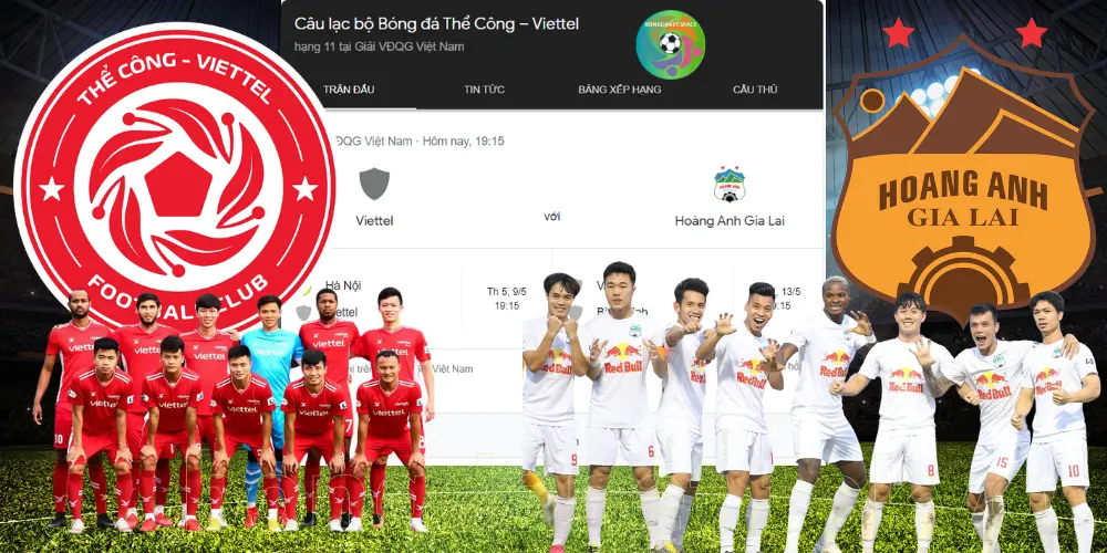 NHẬN ĐỊNH TRẬN TÚC CẦU GIỮA THỂ CÔNG VIETTEL VS HAGL V-LEAGUE 19:15 NGÀY 05/05/2024