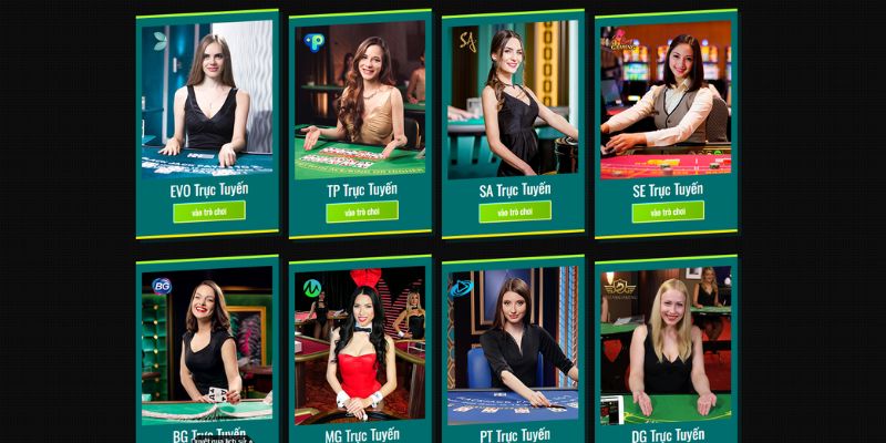 Những sảnh game Casino “hot hit” nhất tại 69VN